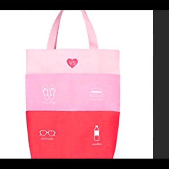 New Victoria’s Secret pink 4 pocket tote/beach bag - Picture 4 of 4